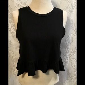 Wild Fable Black Tank Top Crop Top